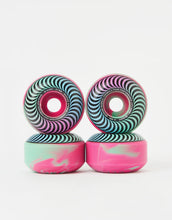 Load image into Gallery viewer, Spitfire Wheels - 99du Formula Four Classics 54mm Pink/Teal swirl
