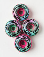 Load image into Gallery viewer, Spitfire Wheels - 99du Formula Four Classics 54mm Pink/Teal swirl