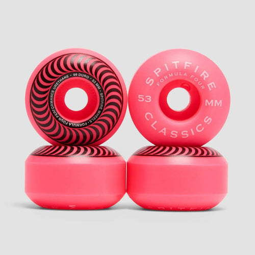 Spitfire Wheels - 99du Formula Four Classics 53mm Neon Pink