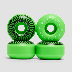 Spitfire Wheels - 99du Formula Four Classics 52mm Neon Green