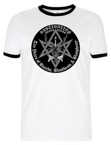 Ten Year Anniversary Shirt - White Ringer