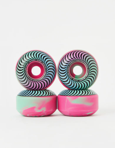 Spitfire Wheels - 99du Formula Four Classics 54mm Pink/Teal swirl