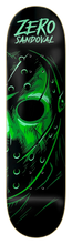 Load image into Gallery viewer, Zero Skateboards - Fright Night Sandoval deck 8.5&quot; (Glow In The Dark Jason Voorhees)