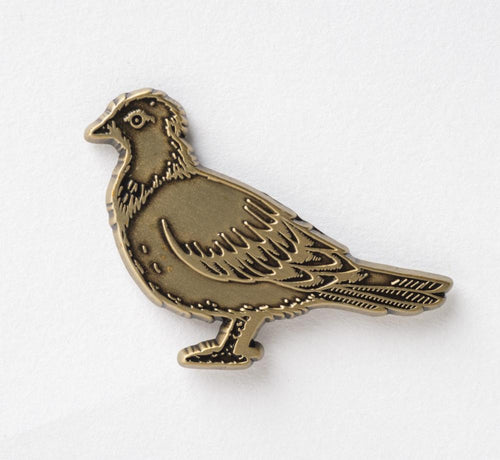 Anti Hero - Bronze Pigeon Pin Badge