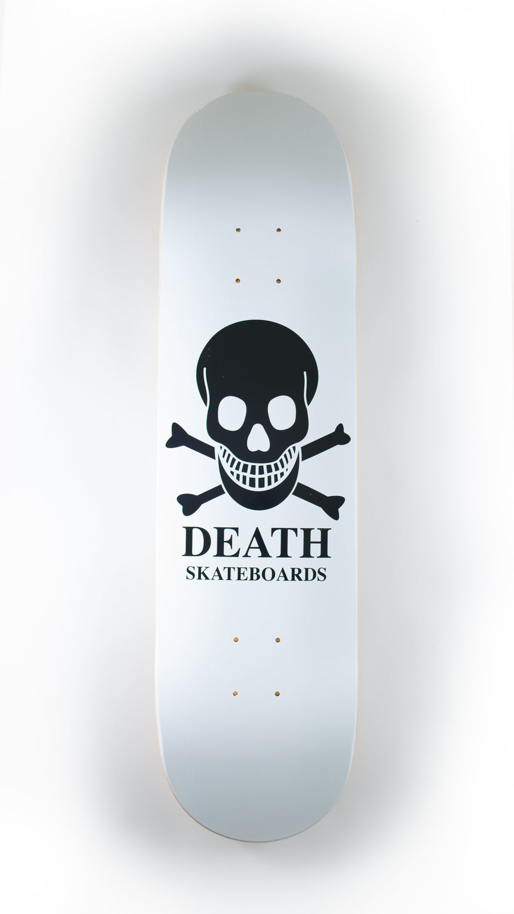 Death Skateboards - White O.G. Skull Deck 8.25