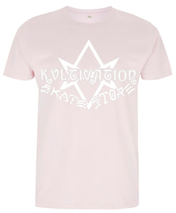 Kvltivation Skate Store - Ave Skatanas T Shirt Soft Pink