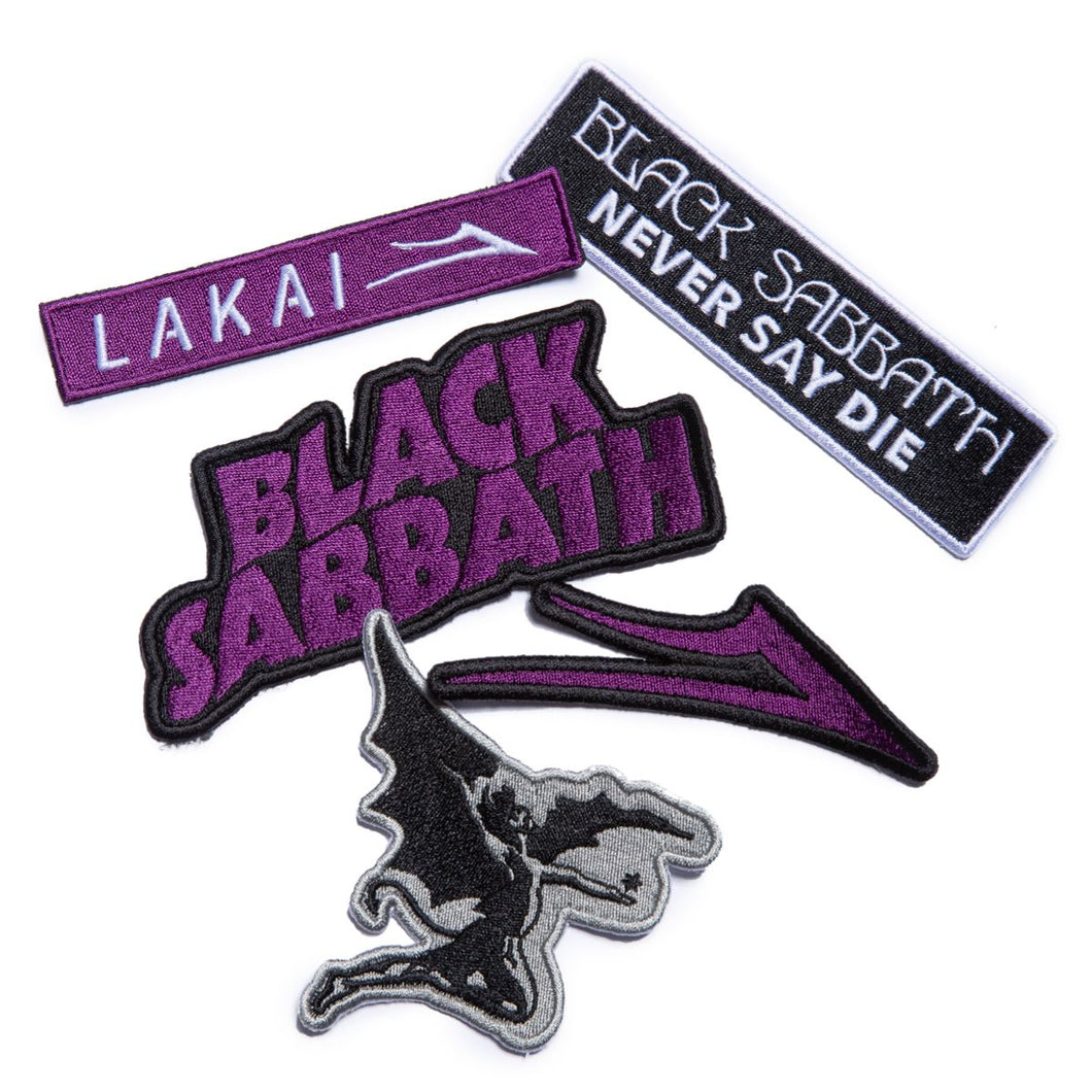 Lakai LTD X Black Sabbath Patch Kit