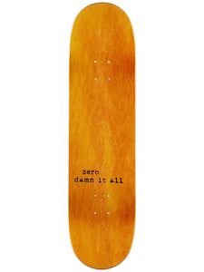 Zero Skateboards - Damn It All VX 8.625" Deck