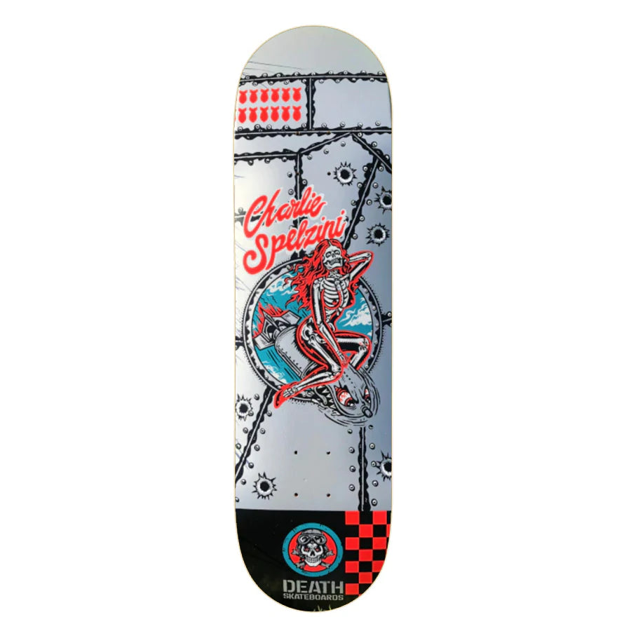 Death Skateboards - Charlie Spelzini Death From Above Deck 8.25