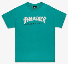 Load image into Gallery viewer, Thrasher Mag - Godzilla T shirt Teal