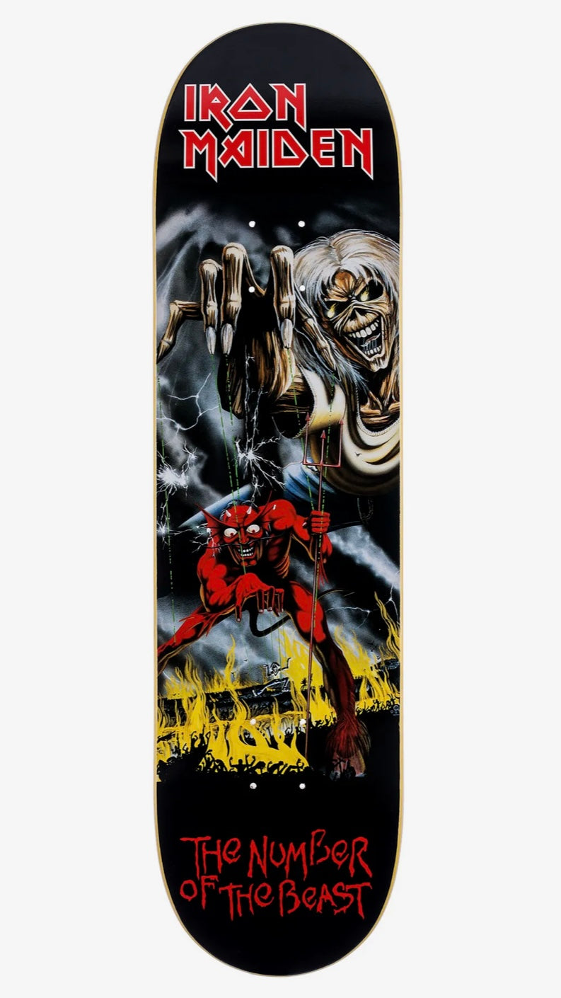 Iron Maiden X Zero Skateboards The Number of the Beast 8.25” Deck